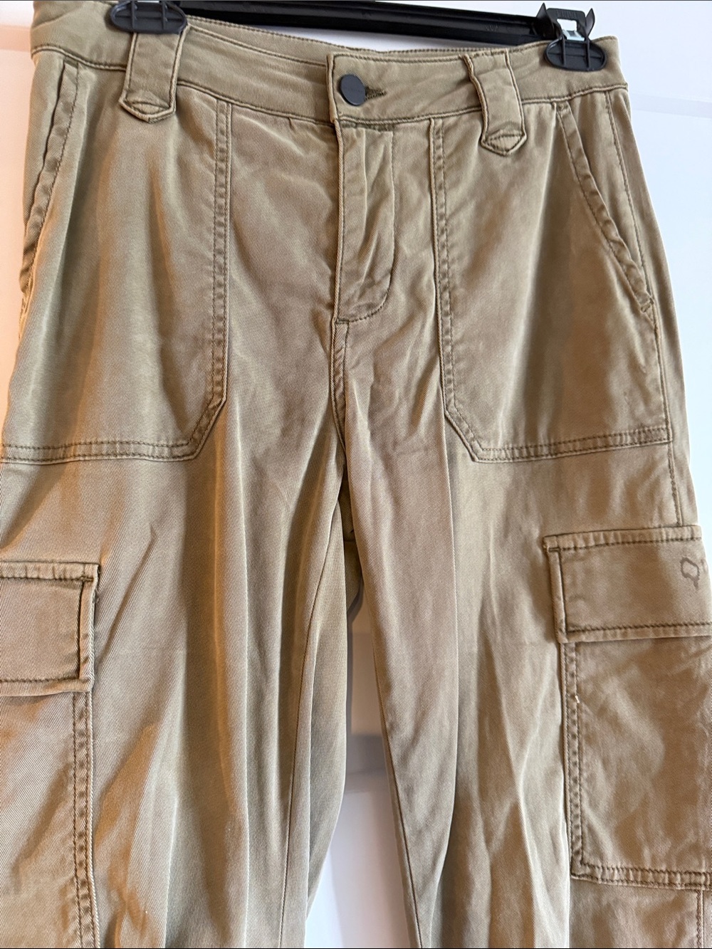 AllSaints Women's Tan Cargo Track Pants
